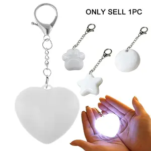 Purse Light, Handbag Light with Clip Hook, Rechargeable Heart-Shaped Wallet & Tote Bag Light with Touch Sensing, Bag Light for Bag Charms Keyrings, Bag Pendant, Valentine Gifts for Women, Cute Bag Pendant
