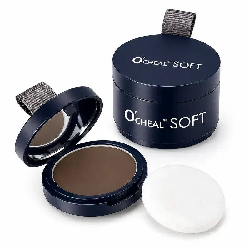 Hairline Concealer Powder, Instant Coverage,Natural Finish, for Thinning Hair And RootRepair, Includes Sponge Applicator