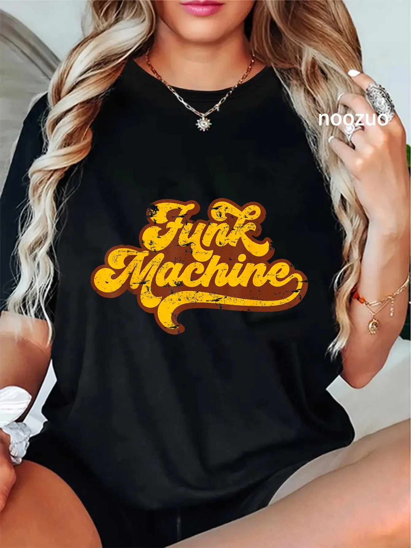 100% Cotton Unisex Retro Cool Funk Machine T-Shirt 70s Disco Shirt T-Shirt