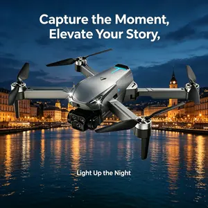 Aerial Drone M8 Pro 2026 - GPS Positioning, 4K UHD EISCamera, 5G WiFi FPV, Brushless Motors, Optical Flow Hover,Intelligent Obstacle Avoidance, Auto Return, 360° Stunt Roll,Two Batteries