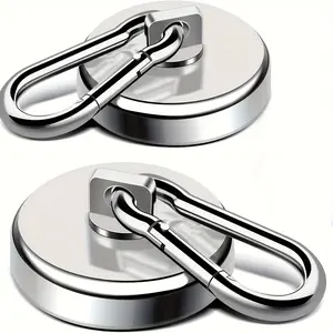 Two heavy-duty rotary hooks, designed for solid load-bearing and full 360-degree rotation. They are perfect for organizing barbecue tools, kitchen supplies, outdoor hanging, cruise ship areas, and kitchen storage.