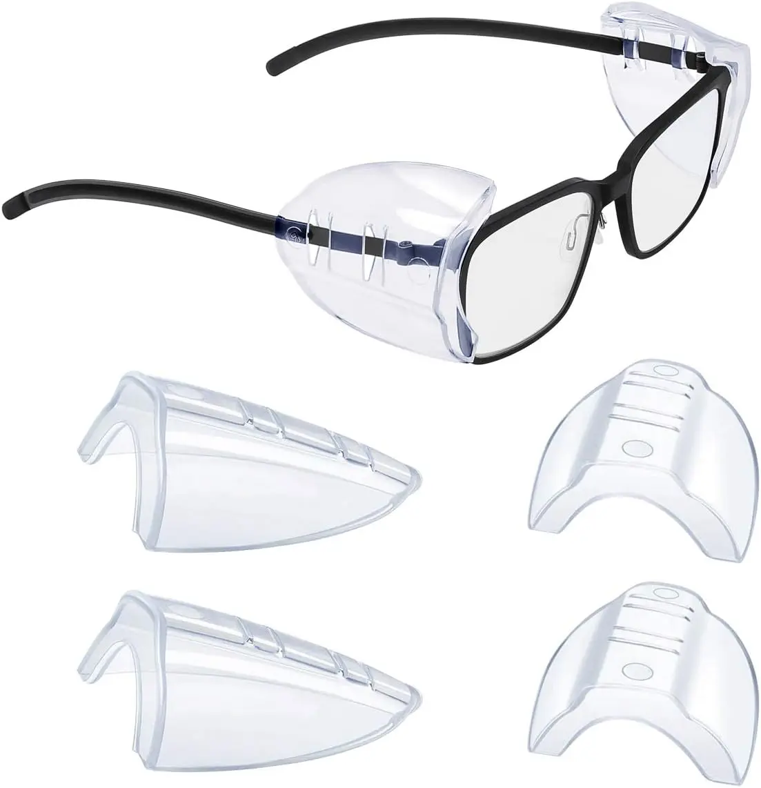 Safety Glasses with Side Shields for Eye Protection, 2/4/6/10 Pairs (2 Count), Safety Glasses Eye Protection
