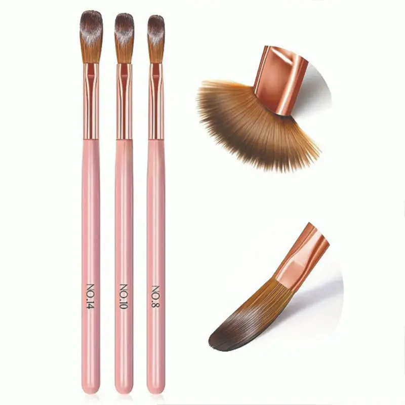 All-in-One 3-Piece Manicure DIY Nail Art Pen Set, Diy Manicures, Nail Tools, Glitter Specialized Pens, Acrylic Powder Application, 3D Embellishment, Detail Painting, Sizes 8/10/14