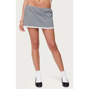 Edikted Women's Paige Gingham Mini Skort - Multicolor
