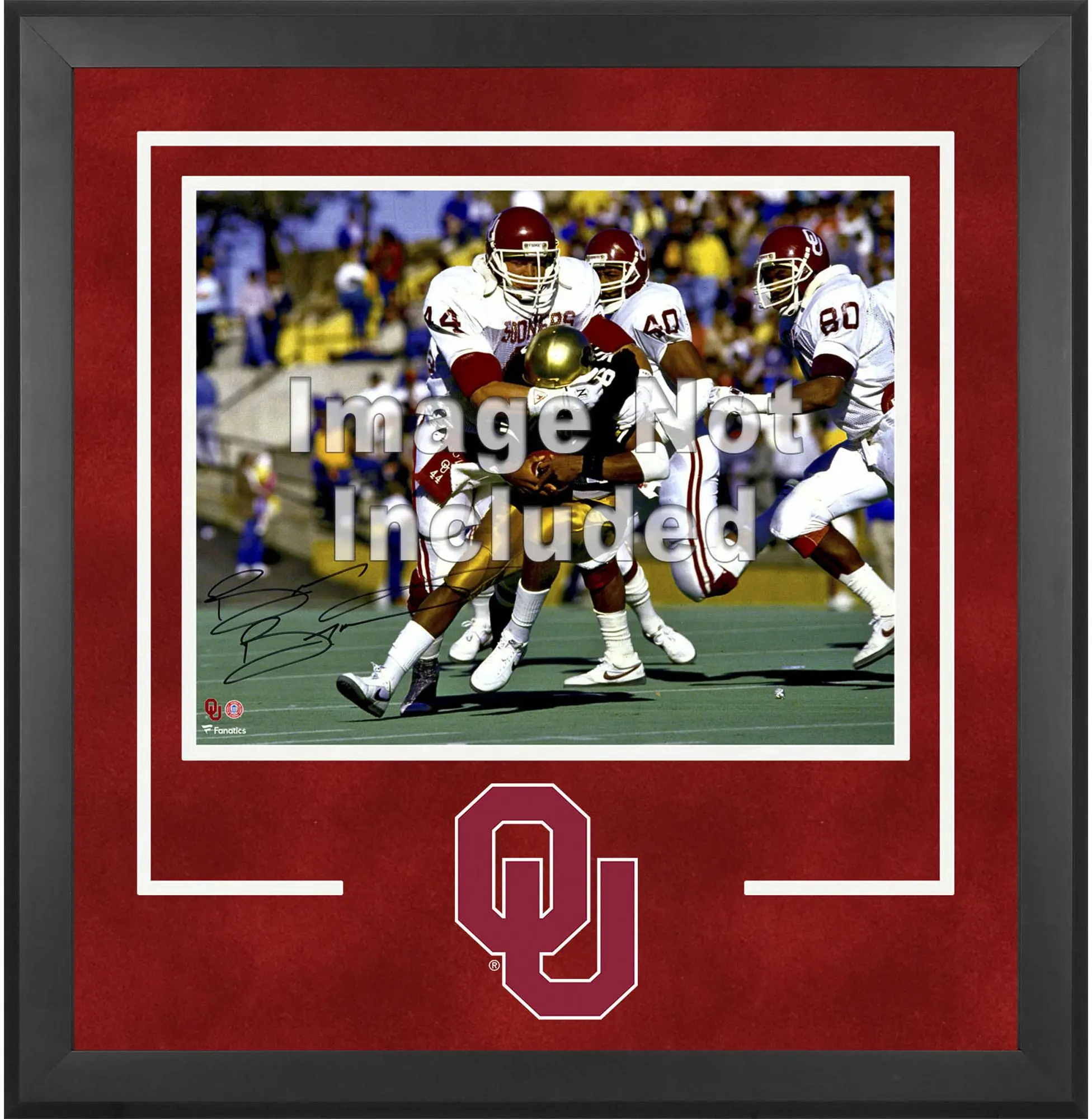 Oklahoma Sooners Deluxe 16x20 Horizontal Photo Frame w/Team Logo