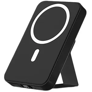 TikTokShopBlackFriday | Foldable Magnetic Power Bank, 10000mAh Wireless Portable Magnetic Chargers With LED Display,  Only Compatible With IPhone 16/15/14/13/12/Pro Series，Battery  Smartphone  Folding Charging Silicone Chargeable