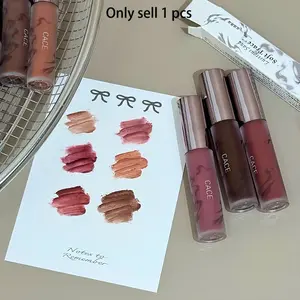 Velvet Lip Mud Matte Finish, Soft Mist Easy Application, Brightening Shade, Long-Lasting Lip Color, Perfect for Daily Use