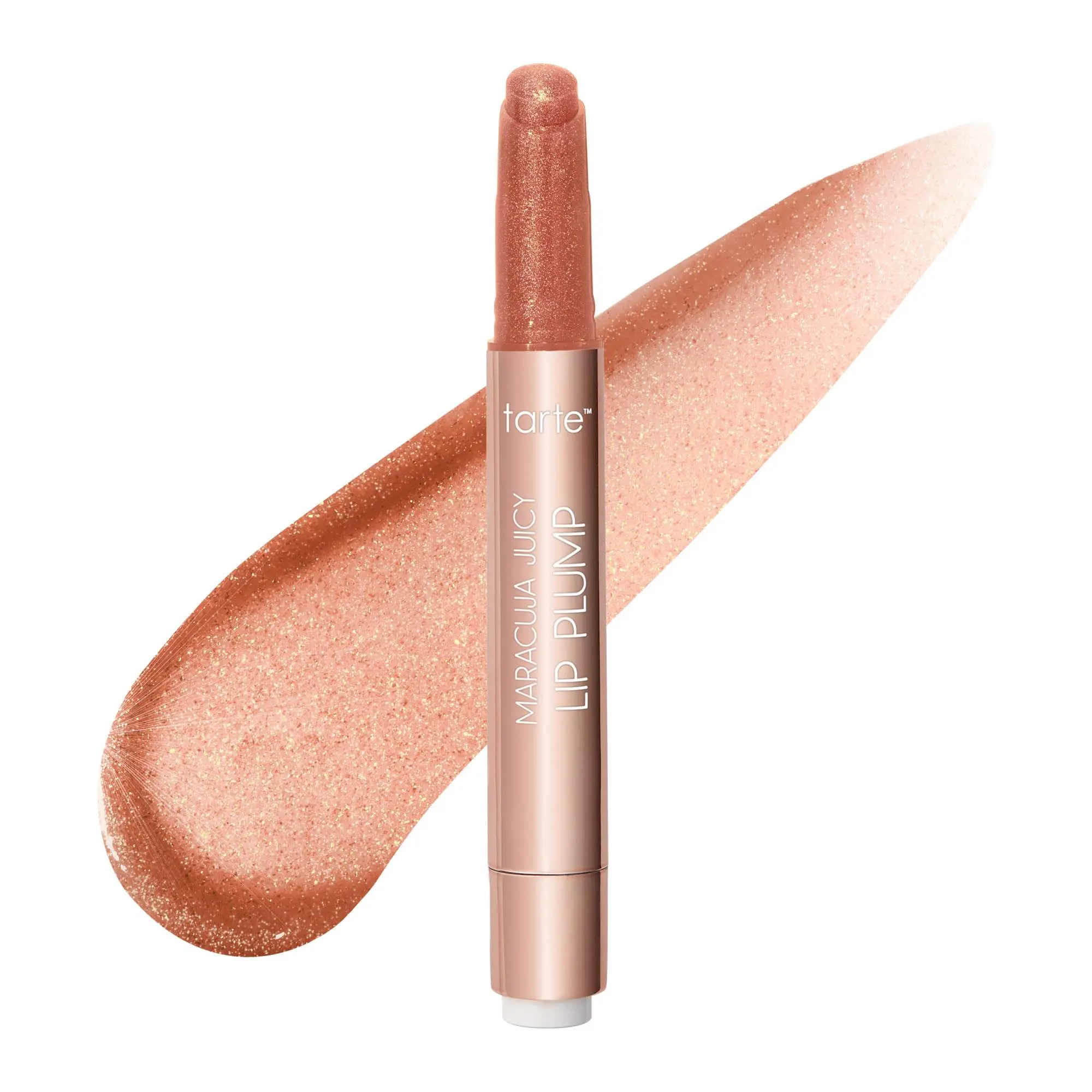 rosy copper shimmer glass