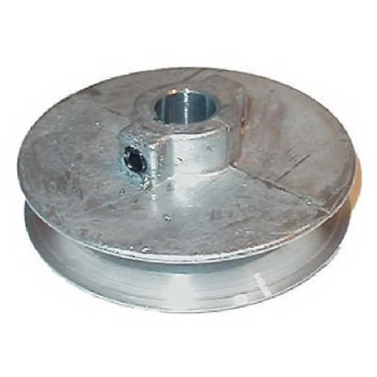 212 MAIN 800A7 Outdoor Single V-Groove Die-Cast Pulley with Bore Mount, High-Quality Construction, 8 in. Outside Diameter, 0.75 in. Bore, 0.9 in. H, 7.3 in. W, 7.6 in. L, Single Pulley