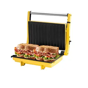 SUSTEAS Sandwich Maker with Non-Stick Cooking Plate, Electric Indoor Grill that Opens 180 Degrees, Floating Hinge Panini Press Grill, Compact Design for Easy Storage Nonstick Griddle Tabletop Griddle