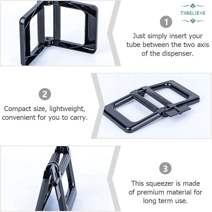 Home Toothpaste Squeezer Bathroom Accessories Tube Squeezer Lazy Squeezing Tools Hair Color Dye Cosmetic Paint Squeezer