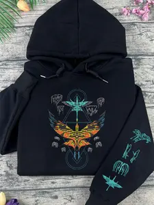 Avatar Fire and Ash Embroidered Sweatshirt, Great Leonopteryx Shirt, Toruk Makto Hoodie, Ikran Mountain Banshee Shirt,Avatar Movie Gift