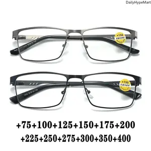 Men's Classic Blue Light Blocking Hyperopia Reading Glasses for Business Use, Blue Lights Glasses