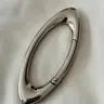 Oval Shaped Metal Carabiner Keychain, Zinc Alloy Hook Carabiner Clip for Men, Carabiner Hooks, Trendy Versatile & Exquisite Accessory for Birthday Gift