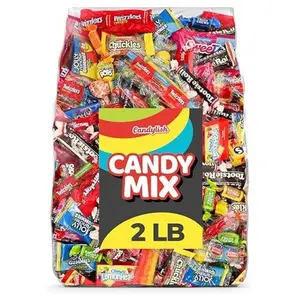 Candy Mix Variety Pack – 2 LB Bulk Assorted Candy Individually Wrapped – Big Bag of Candy for Piñata Stuffers, Goodie Bags, Birthday Parties, Kids’ Treats & Party Favors