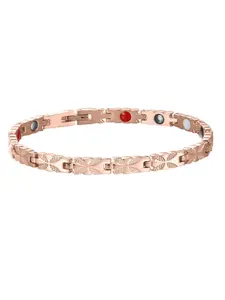 Unisex Street Style Copper Magnetic Bracelet, Minimalist Adjustable Magnetic Bracelet, Fashionable All-match Jewelry As Gifts for Family & Friends, Fashion Bracelets