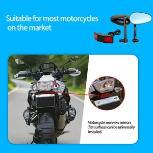For Kawasaki 24GHz BSD Radar Safety Kit Blind Spot Monitor & Lane Change Alarm IP67 Waterproof Moto Warning System accesorios moto