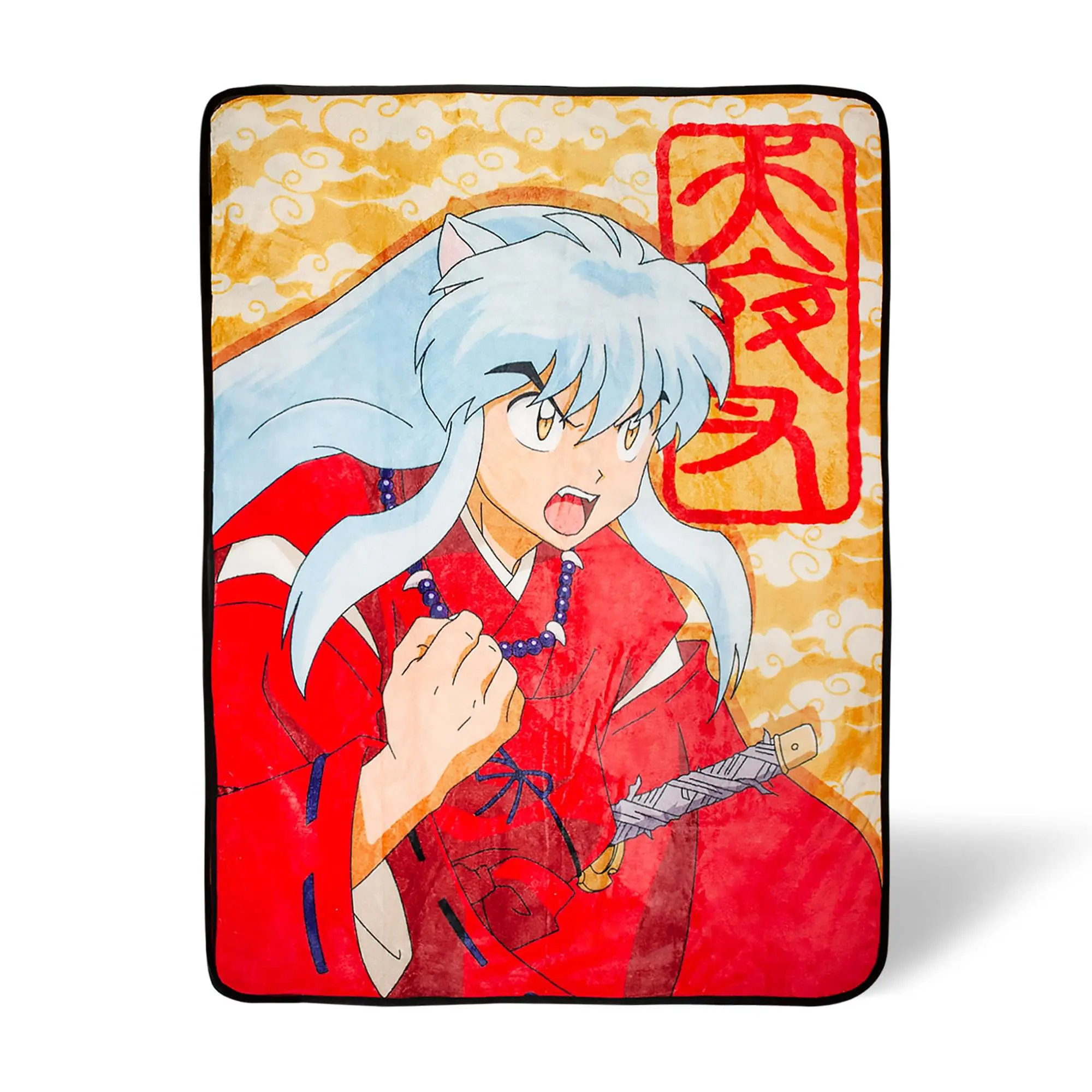 Inuyasha Fleece Throw Blanket | 45 x 60 Inches, Cozy Throw Blanket, Decorative Blankets