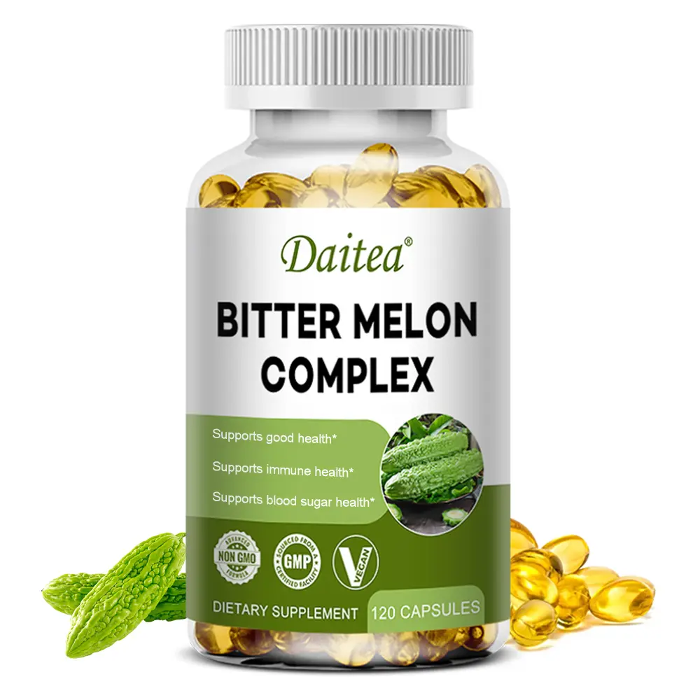 Daitea Bitter Melon Health Supplement - Supports Blood Sugar Levels and Immune Health  120 Capsules