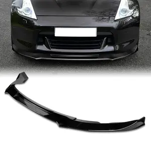 CT-Style Front Bumper Lip Body Kit Spoiler Compatible with 2009 - 2012 Nissan 370Z Z34 Bumper