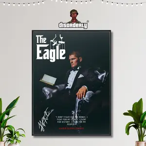 Khabib The Eagle Nurmagomedov Poster, UFC Poster, MMA Poster, Fighter Motivation, Bedroom Wall Decoration, Wall Decor, Wall Art