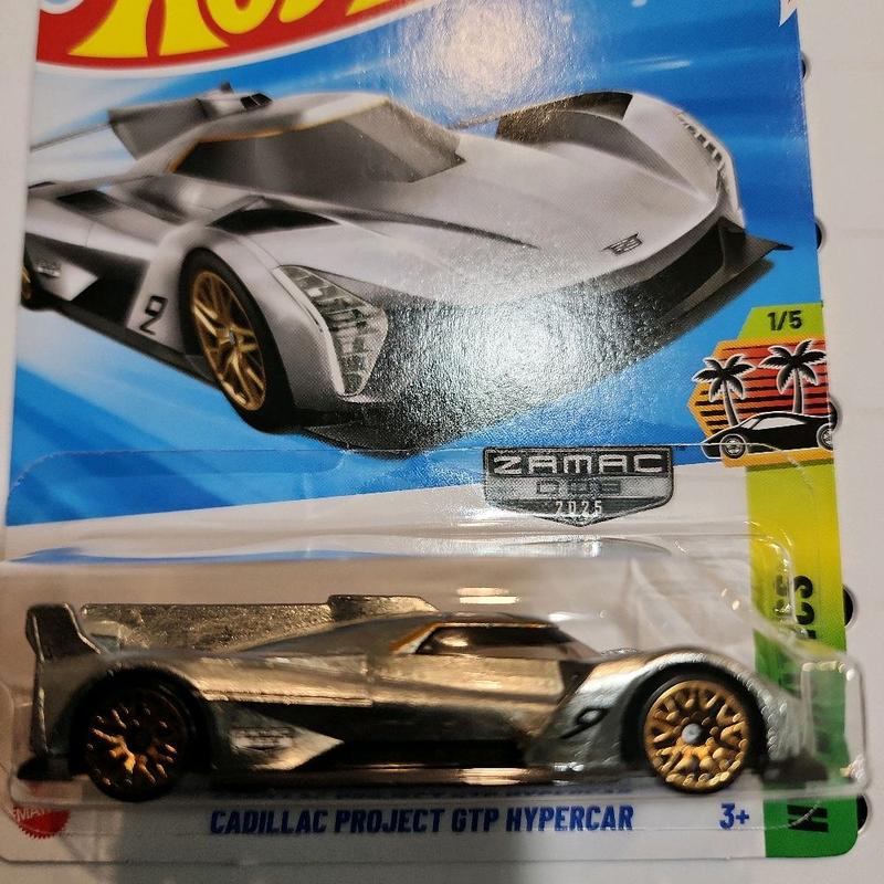 Hot Wheels 2025 K Case ZAMAC Cadillac Project GTP Hypercar