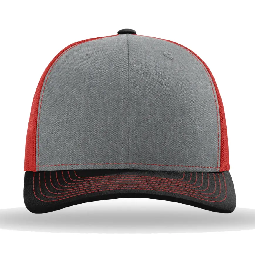 Heather Grey/Red/Black