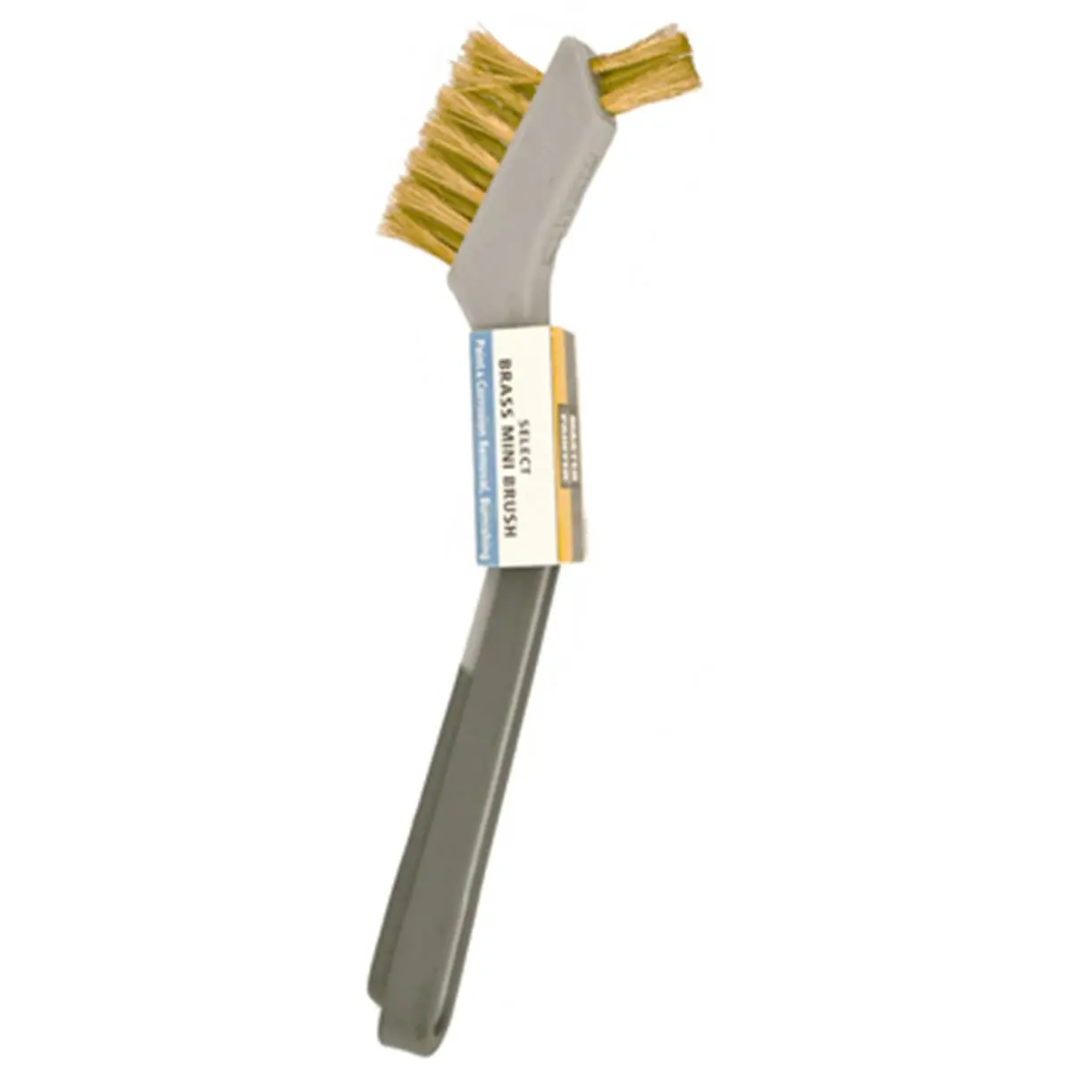 212 MAIN Brass Mini Wire Brush with Extra Bristles, Soft Grip Handle, for Tight Spots - Master Painter Tool (Pack of 12) for Automotive & Motorcycle Paint Care, Car Washing & Maintenance, Extra Bristle, With Handle