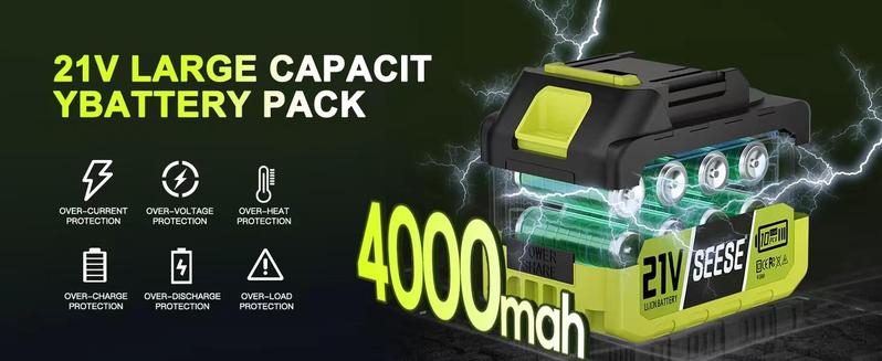 【TikTokShopHolidayHaul】SEESE Cordless Leaf Blower Violent TurboFan,BrushlessPureCopper Motor With Battery,CordlessTurbo Super Power AirDuster, Handheld PowerfulDryer for Car,Car Drying afterWash,SnowRemoval Gift for Thanksgiving,Christmas,New Year