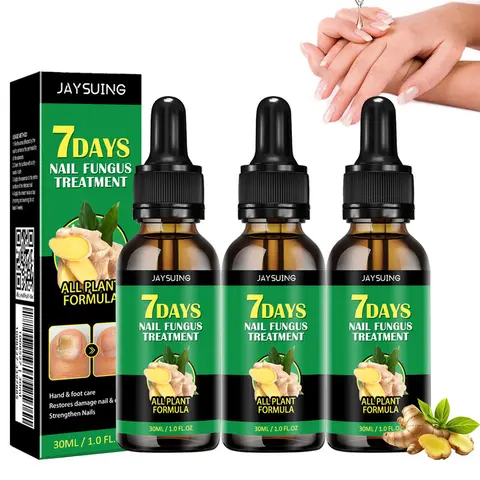 JAYSUING Botanical Nail Growth Oil with Ginger & Vitamin E - Ammonia-Free Botanical Active Formula, Cuticle Care for Thin/Chemically Damaged Nails, Moisture Barrier, Adults; Apply 2-3 Drops for Thickening & Repair