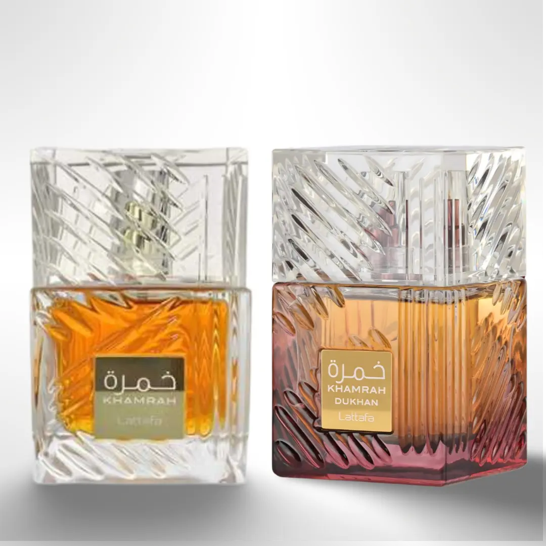 Khamrah + Khamrah Dukhan --- 2-piece Lattafa Bundle Khamrah + Khamrah Dukhan --- 2-piece Lattafa Bundle