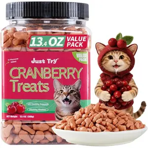 Cat Urinary Health Treats 13.4 oz – Cranberry & D-Mannose Chews for Bladder & Kidney Support