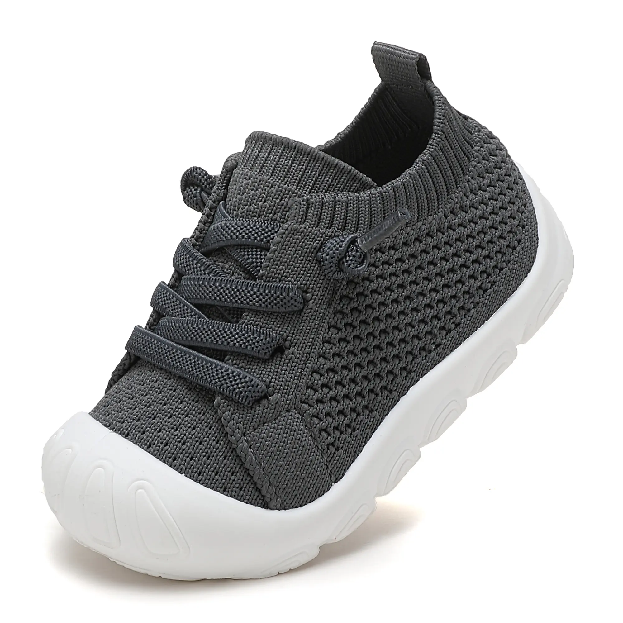 NEW Toddler Baby Girls Boys Shoes Toddler Walking Sneakers Kids Barefoot Slip on Tennis Infant Shoes Lightweight Breathable for First Babies