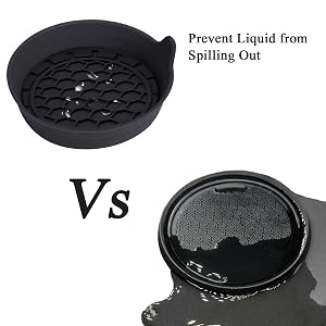 4-Pack Silicone Universal Coasters for Car Cup Holders, Deep Cup Shape, Water-Resistant, High-Temperature-Resistant, Non-Slip, Easy-to-Clean, Scratch-Proof, Unique Finger Slot Design for Cars, SUVs, Boats