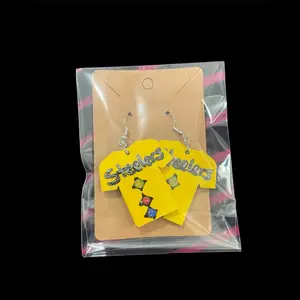Tiny T-Shirt Steelers Earrings (yellow)