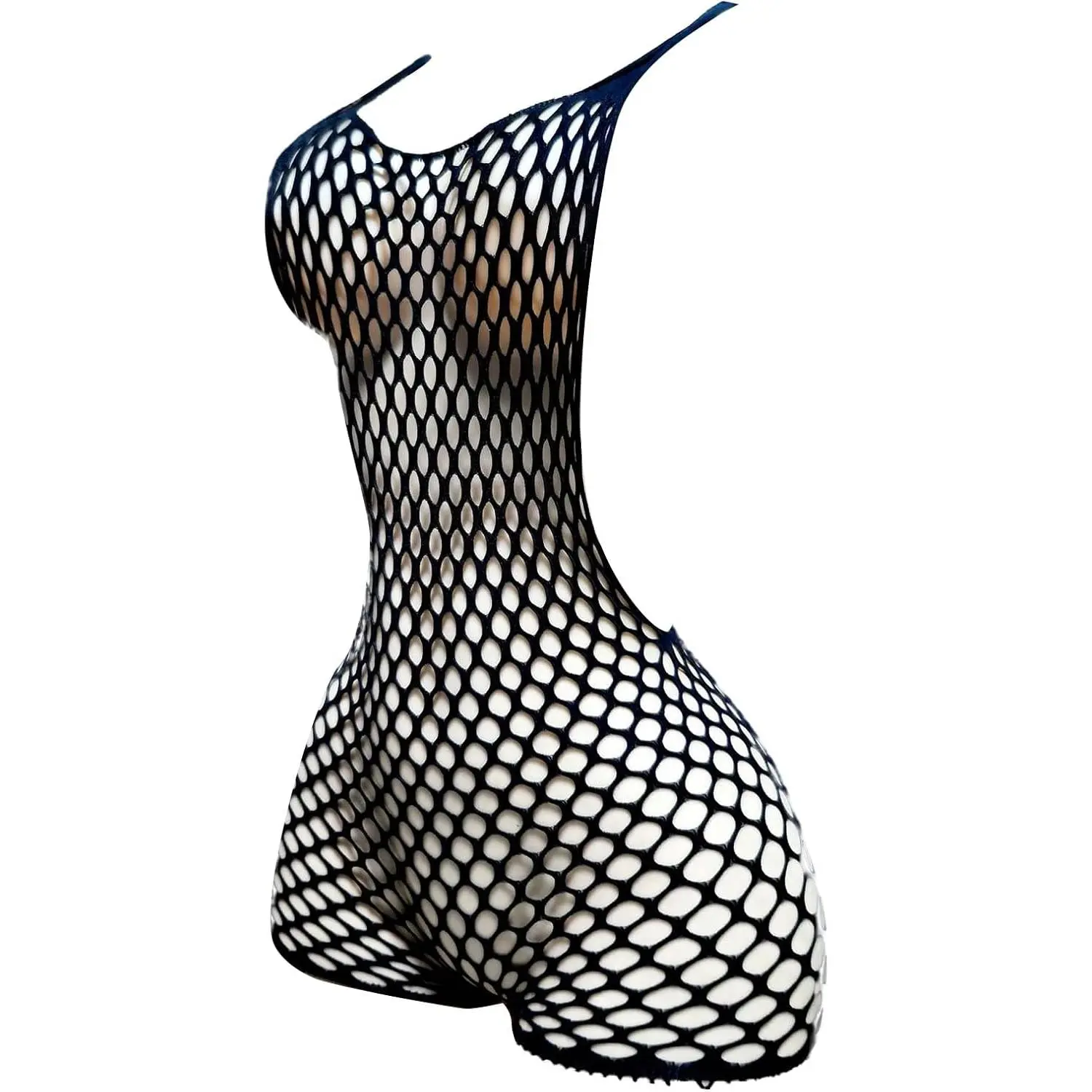 Women's Fishnet Dress Bodysuit Hollow Out Lingerie Chemise | Sexy Swimsuit Cover Up, Boudoir, Cosplay Outfits, Halloween, Rave Party, Stripper Outfits