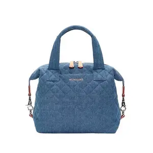 MZ WALLACE Small Sutton Deluxe Purse-True Blue Denim