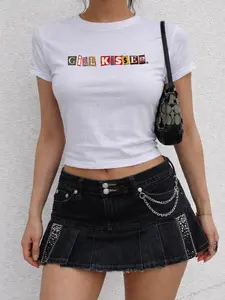 Lesbian Girl Kisser Baby Tee, Gay Pride Shirt, LGBTQ Bisexual Pansexual Top, Sapphic Queer Fashion, WLW Femme Subtle, Coming Out Gift
