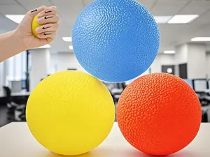 Motivational Stress Balls for Adults – Anxiety Relief Squeeze Fidget Toy, Hand Therapy Exerciser & Grip Strengthener for Office, Home & Travel Focus