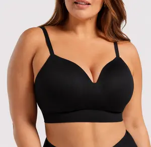 Shapermint Supportive Comfort Shaping Wireless Bra with Adjustable Straps & Soft Foam Cups Feminine Womenswear