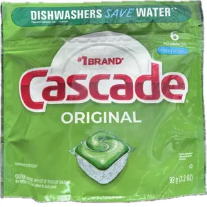 Cascade original dishwasher pods 6  action pacs count 6