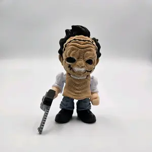 Horror Mask Figure Keychain – Chainsaw Character (3D Printed) Magnet