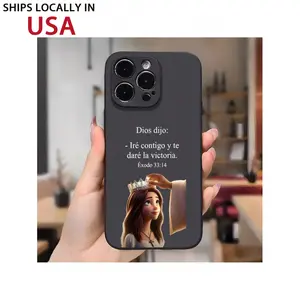 Suitable For IPhone 16 15 14 13 12 11 Pro Max Faith Inspirational Quotes Design Pattern Mobile Phone Case, Unique And Beautiful, Gift For Male And Girlfriend.