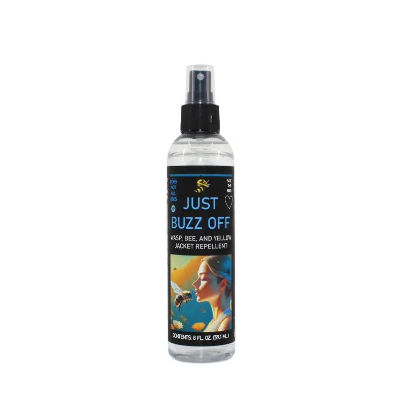JUST Buzz Off Wasp and Bee Repellent, 8 fl oz, All Natural, Deet Free,  Cruelty Free, All Natural - TikTok Shop