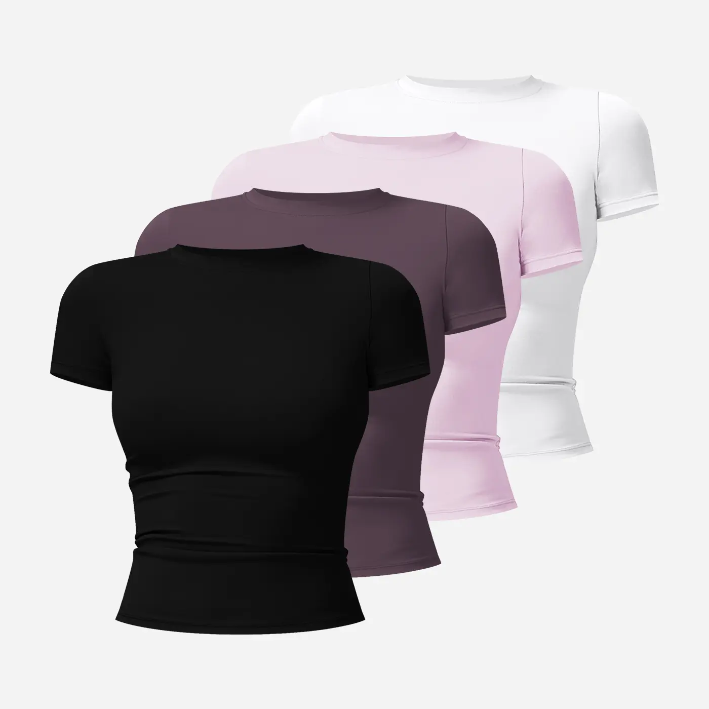 Premium Black + Eggplant Purple + Lilac Pink + Swa