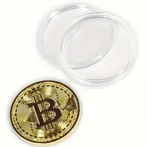 Bitcoin Commemorative Coin Blockchain Souvenir Cryptocurrency Anniversary Collection/Investment/Wholesale Network Virtual Currency Cryptocurrency Limited Edition Bitcoin 2025 Proof Coin