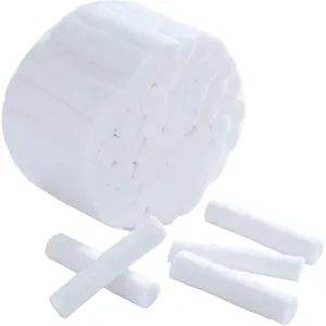 200 Pieces 1.5 Inch Dental Cotton Rolls High Absorbent Mouth Gauze for Dentists Nosebleeds Oral Care for Kids and Adults