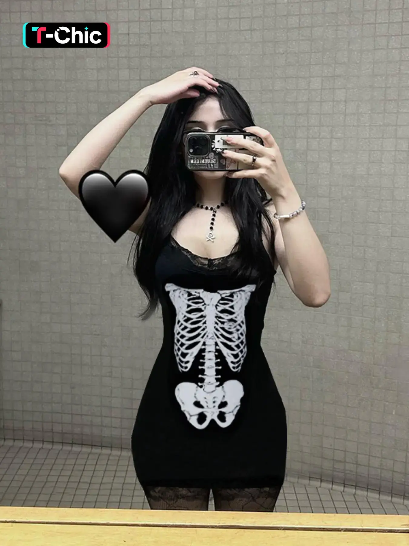 Women's Skull Print Halloween Slim Fit Bodycon Spaghetti Strap Sleeveless Knit Dress, Sexy Backless Summer, Casual Fashion for Parties & Daily Wear, Skeleton, Womenswear