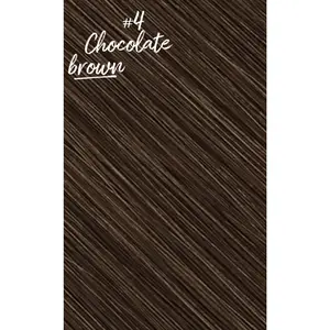 Professional Hand Tied Weft Hair Extensions #4 Chocolate Brown