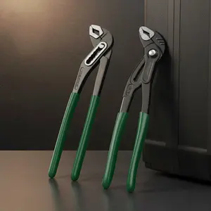 8" Adjustable Water Pump Pliers, Multi-Function Slip Joint Pliers with Slide Lock Design, Rust-Resistant, Strong Grip Tool for Pipes, Nuts & Home Repairs